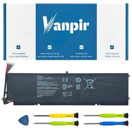 VANPIR RC30-0281 Laptop Battery, 11.55V 53.1Wh 4602mAh Compatible with Razer Blade Stealth 13.3 Early 2018 2019 RZ09-0281 RZ09-02810 RZ09-02812 RZ09-0310 RZ09-03100 Series RC30-028102 3ICP6/59/84