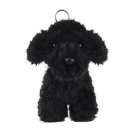 Apricot Lamb Charming Poodle Dog Puppy Cute Plushies Keychain, Soft Stuffed Plush Keychain Toys for Kids’ Backpack, Purse, 5.6 Inches