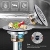 Highcraft 97I3 Flat Stainless Steel RV Mobile Shower Strainer -