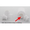 Empty Kosmetex airless pump dispenser with inner bag, cream dispenser,