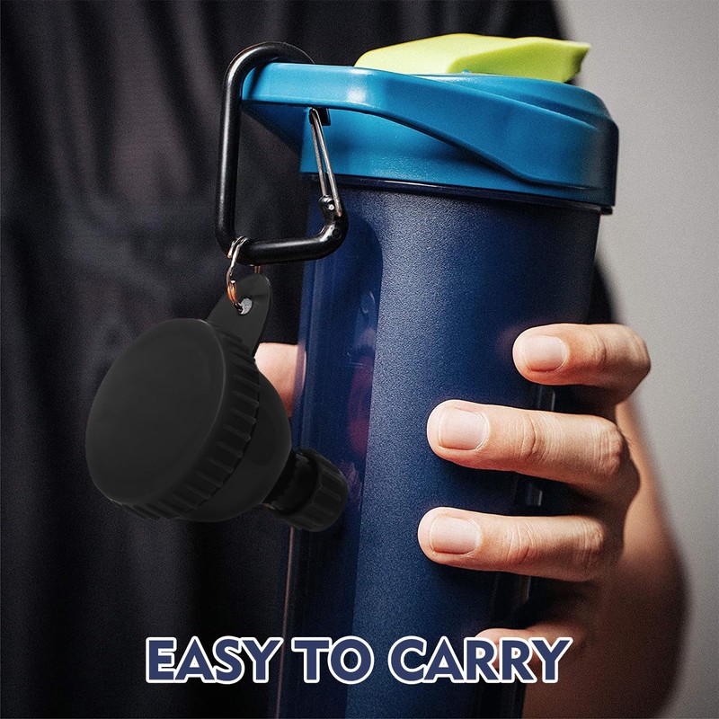 TEESSUE 4 Pcs Protein Powder Container, Portable Protein Powder Travel