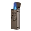 Lotus Minister Table Cigar Lighter with Quad Wind-Resistant Torch Flames,