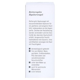 Retterspitz, Colourless Hyaluronic Gel 30ml