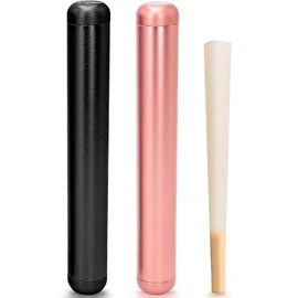 OZCHIN Aluminum Metal Tube Conetainer 4.5-inch Fits King Size, Airtight, Lightweight, Fit in Pocket Great for Traveling