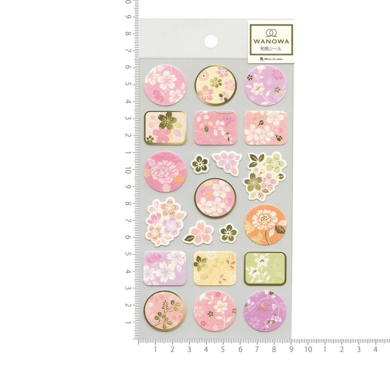 WANOWA 1354125 Japanese Sticker, Cute, Modern
