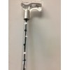 Elegant Designer Cane Walking cane acrylic white and green roses