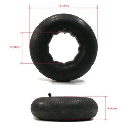 The ROP Shop | (2-Pack Tire Inner Tube 11x4.00x5 with TR87 L-Stem for Oregon 71-511, 71511