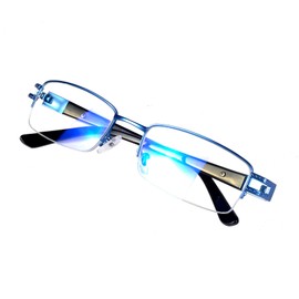 SANHOOPOLO Blue Light Blocking Glasses For Men/Women Computer Blue Light Blocking Glasses Clear Lens Computer Reading (Blue)