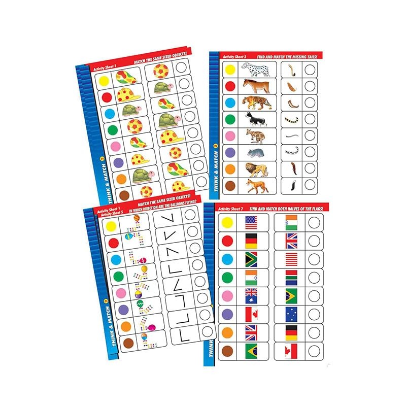 Creative Educational Creative Pre-School Think and Match -II Cards