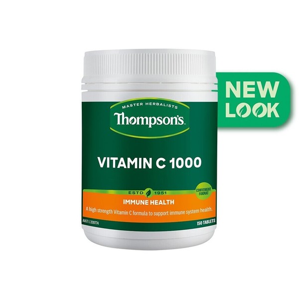 THOMPSONS Vitamin C Chewable 1000mg 150 Tablets ( IMMUNE SUPPORT / IMMUNITY )