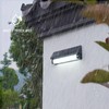 LILONZON 1000 Lumens Solar Wall Light, Aluminum 3-Modes Adjustable Warm/Cold