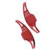 2pcs Steering Wheel Shift Paddle Extension Red ABS Replacement for