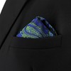 S&W SHLAX&WING Mens Pocket Square Assorted Paisley Pattern Suit Jacket