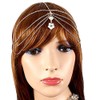 V G S Eternity Fashions Hair Accessory ~White Flower Goldtone