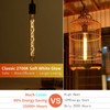 Decoaui E26 T10 12 Inch Long Tubular LED Edison Bulbs,