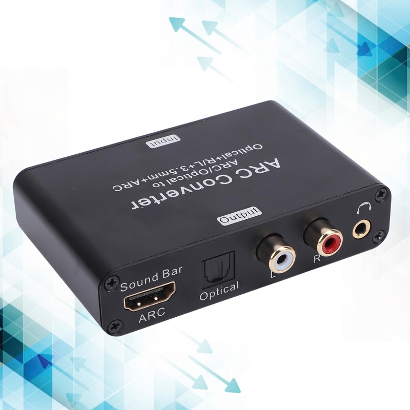 HDMI ARC Audio Extractor, 192KHz DAC Converter to Analog 3.5mm