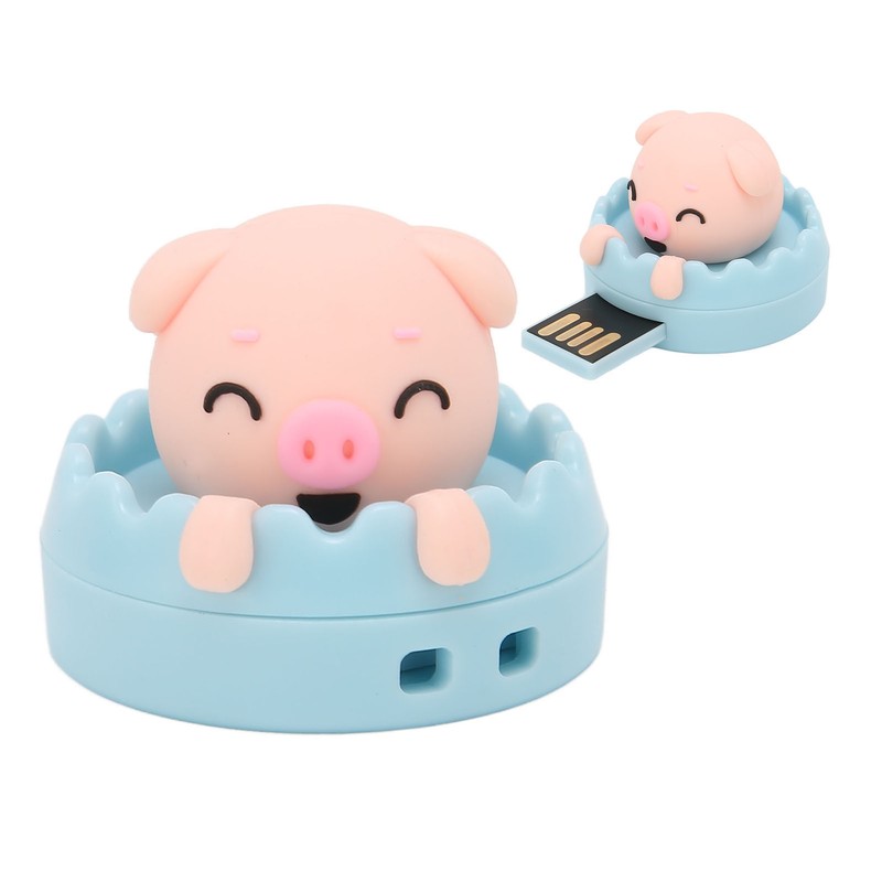 U Disk Cute Pig USB Interface Hot Swap Anti Electromagnetic