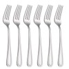 HISSF Dinner Forks Stainless Steel 18/0 of Table Forks 6