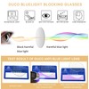 DUCO DC5209 anteojos de bloqueo de luz azul, reduce la