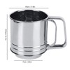 Flour Sifter Stainless Steel Handheld Manual Sieve Strainer Kitchen Baking