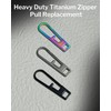 VIPERADE VAT1 Heavy Duty Titanium Zipper Pulls Replacement, Universal Zipper