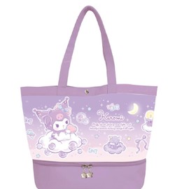 K Company Sanrio Characters Vinyl Tote with Pockets, Chromi CPV6-KU H11.6 x W15.7 x Depth 6.5 inches (29.5 x 40 x 16.4 cm)