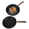 Round Grill Pan Universal Non Stick Multifunctional Flat Bottom Frying