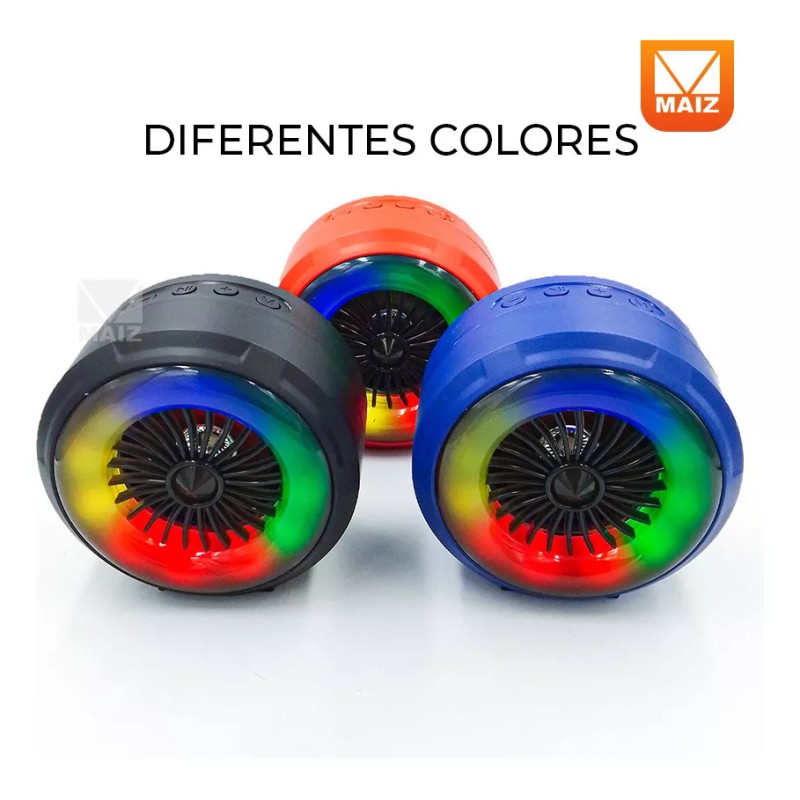 Maíz 5pzs Bocina Bluetooth Radio Inalambrica Portatil Recargable