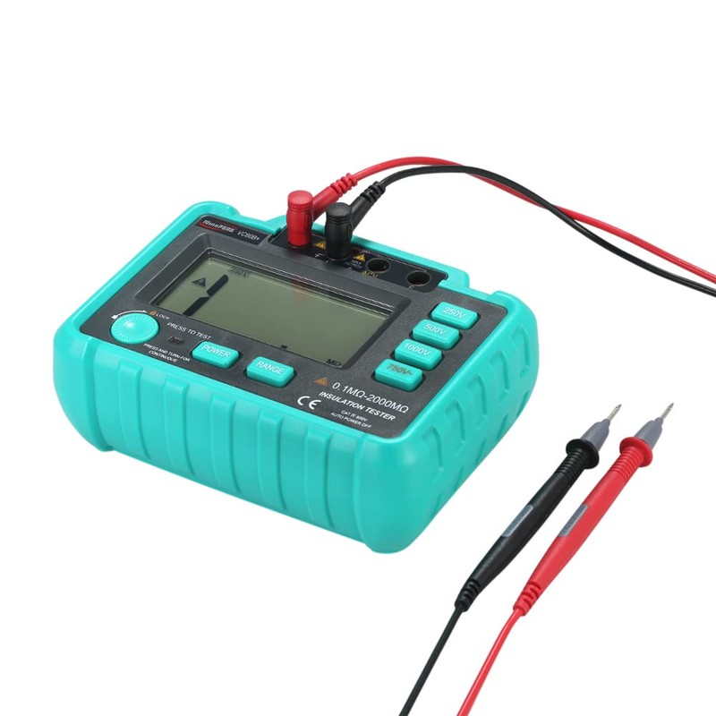 VC60B+ LCD Digital Insulation Resistance Tester Megohm Meter Megohmmeter DC250V/500V/1000V