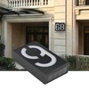 Outdoor Solar Power LED Number Sign Light House Hotel Store