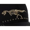Carolata Tyrannosaurus Bones Sports Cap (Black, One Size) Dinosaur Skeleton