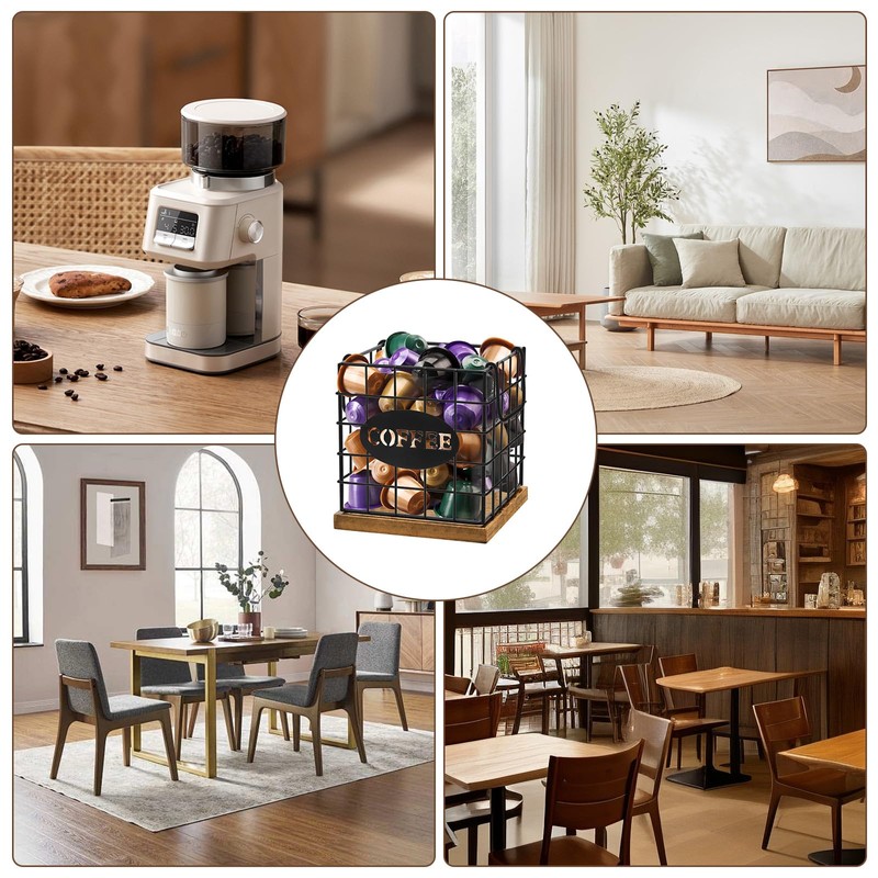 MEETOZ Coffee Pod Holder Organizer, Large Capacity K Cup Holder