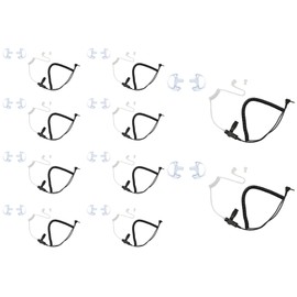 BVMAG 3.5mm Listen Only Acoustic Tube Earpiece Law Enforcement Surveillance Headset for Walkie Talkie Two-Way Radio 10Pack