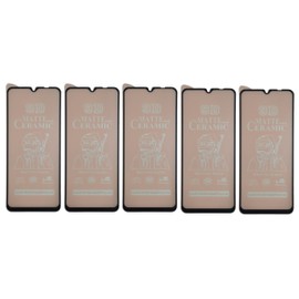MATTE [5 Pack] Ceramic Screen Protectors for Redmi 12C; POCO C40, C55 - Durable Flexible Shockproof Protection Film