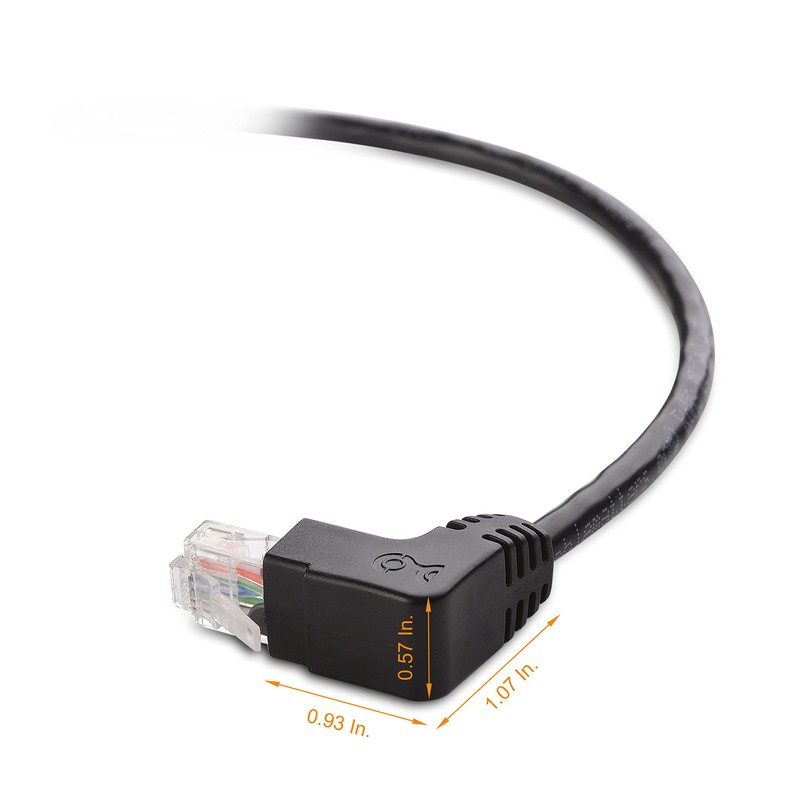 Cable Matters Cable Ethernet en ángulo Recto Cat 6, Cat6
