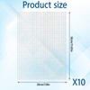 10 Pcs Plastic Mesh Sheets & White Eye Mesh,Multi-Purpose Plastic