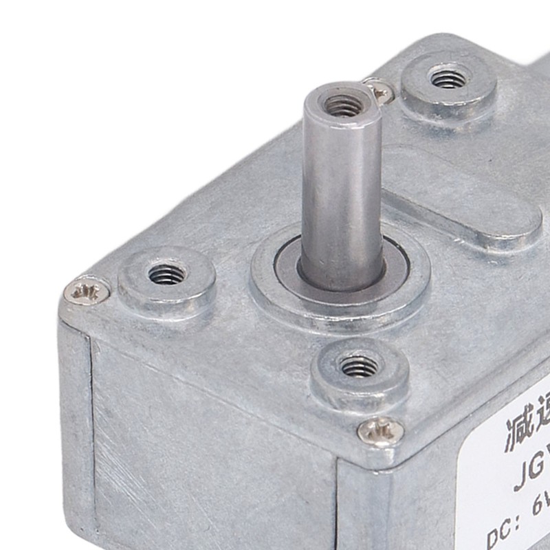 Double Shaft DC Gear Motor 25kg.cm 12mm Self Locking Reversible