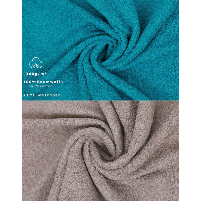 Betz Palermo Guest Towel Set 100% Cotton Size 30 x