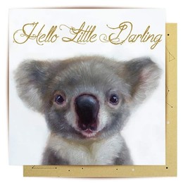 La La Land Greeting Card Little Darling Koala
