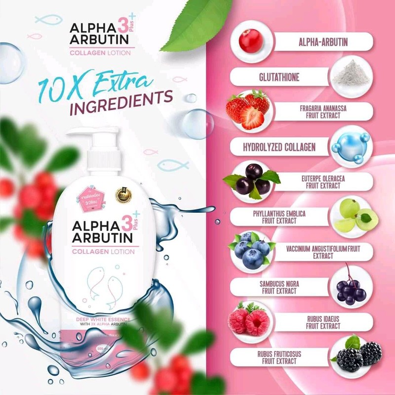 PRECIOUS Alpha Arbutin Collagen Lotion-500 ml _made in thailand