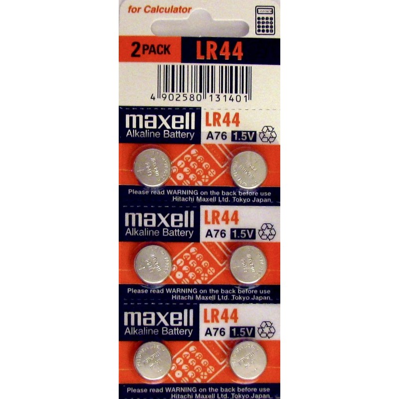 LR44 Maxell (10piece) LR44 MAXELL A76 L1154 AG13 357 brand