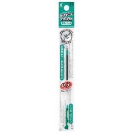Pilot LHKRF100C3G Ballpoint Pen Refill, Multifunction Pen Hi-Tec C Coleto Refill, 0.3, Green, 10 Pens