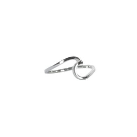 Pura Vida Wave Ring, Silver, 6