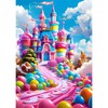 EOBROMD 5D Candy Castle Diamond Painting Kits for Adults, Full Round Drill Fantasy Diamond Art Kits, XX Crystal Art Kits for Home Wall Decor Gifts 30x40cm