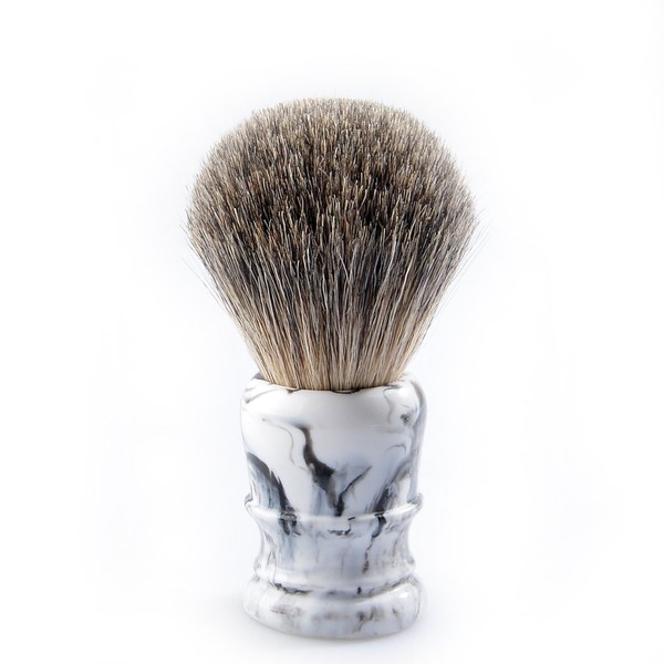 CSB Natural Badger Hair Shaving Brush Marble Handle Extra Large 24 Mm. Knot