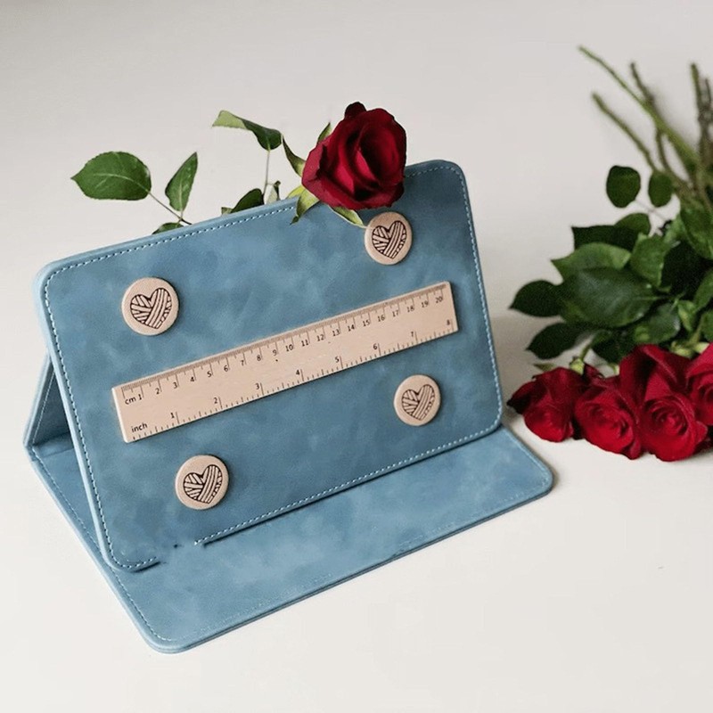 Chart Holder Knitting Tool, 4 Round Magnetic Knitting Tool Accessories,