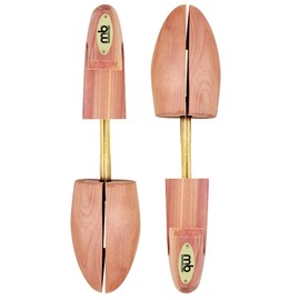 Moneysworth and Best Men's Shoe Trees with Hook Heel, Red Cedar, Medium (size 8.5-9.5)