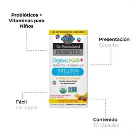Probióticos Para Niños Garden Of Life Fresa Banana 30ct