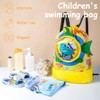 1 Pack Kids Drawstring Bag Cartoon Animal Beach Bag Waterproof