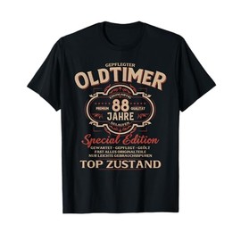 88th Birthday Gift Vintage 1940 88 Deco Classic Car Funny T-Shirt